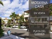 Moderna Casa de 4 Recamaras en Playa del Carmen, zona...