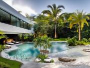 Moderna residencia con amplios espacios jardin y alberca...