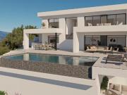 Moderna villa de lujo en construcción, con fecha de...