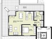 Moderne 2.5 Zimmer Attikawohnung mit beeindruckender...