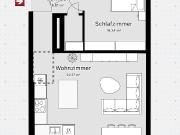 Moderne 2.5 Zimmer Wohnung mit Balkon und Carport in...