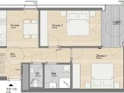 Moderne 2,5 Zimmerwohnung WG tauglich in Pradl zu vermieten