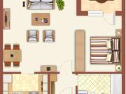 Moderne 2 Raum Wohnung mitten im Zentrum von Gera