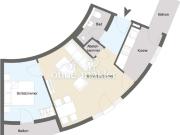 Moderne 2 Zimmer Wohnung mit Balkon und...