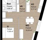 Moderne 2 Zimmer Wohnung mit Einbauküche