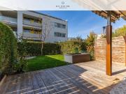 Moderne 2 Zimmer Wohnung mit Garten, Terrasse und Garage...