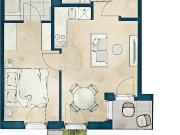 Moderne 2 Zimmer Wohnung mit Loggia Nachhaltiges Wohnen...