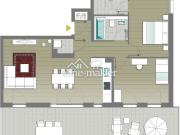 Moderne 3 Raum Penthouse Wohnung mit Einbauküche,...