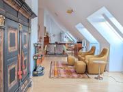 Moderne 3 Zimmer Dachgeschosswohnung vollmöbliert mit...