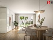 Moderne 3 Zimmer Wohnung mit kleinem Eigengarten –...