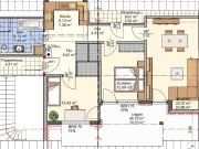 Moderne 3 Zimmerwohnung mit Dachloggia / Erstbezug nach...