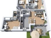 Moderne 4 Zimmer Neubau Wohnung mit eigenem Garten