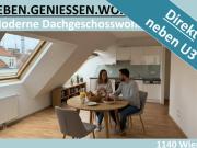 MODERNE DACHGESCHOSSWOHNUNG NEBEN DER U BAHN U3...