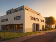 Moderne Doppelhaushälfte mit Terrasse und Garten Moderne Doppelhaushälfte mit Terrasse und Garten