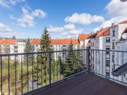 moderne Einbauküche, Dachgeschoss, Balkon 3 Raumwohnung...