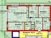 Moderne Erdgeschosswohnung in Ried Erstbezug mit Garten...