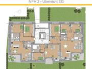 Moderne helle Wohnung mit Garten im KFW 40...