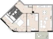 Moderne Neubauwohnung mit Balkon