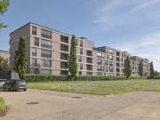 Moderne Wohnsiedlung an urbaner Zentrumslage