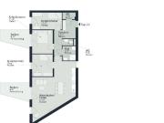 Moderner 4 Zi Erstbezug mit 2 Balkonen, Fußbodenheizung...