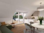 Modernes 3‑Zimmer‑Maisonette‑Wohnrefugium mit Balkon im...