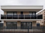 Modernes Einfamilienhaus vor Fertigstellung