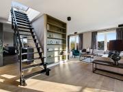 Modernes Penthouse mit Lift, Kamin, 2 Terrassen, 2 Bäder...