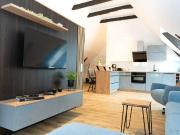 Modernes Wohnen im Grünen, 4 Ferienwohnungen in Bad...