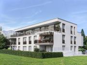 Modernes Wohnen mit Gartenidylle