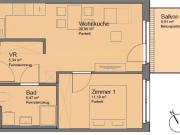 Modernes Wohnen nahe Stadlauer Straße Großzügiger Balkon