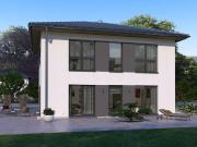MODERNES WOHNHAUS MIT ELEGANTEM WALMDACH