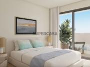 Moderno apartamento com varanda e piscina em Cabanas de...