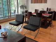 Moderno departamento con balcón en Polanco