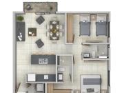 MODERNO DEPARTAMENTO DE 77M2 EN VENTA EN LA ZONA SUR DE...