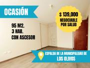DPTO. CON ASCENSOR A ESPALDA DE LA MUNI. DE LOS OLIVOS