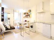 Moderno estudio con aire acondicionado en alquiler en...