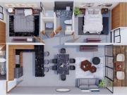 MONARCA / DEPARTAMENTO 1 HABITACION