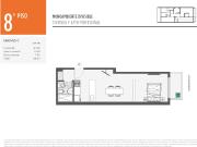 Monoambiente con balcón en Construcción en Venta en...