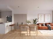 monoambiente con balcon en piso alto Nuñez