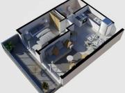 Monoambiente con Patio en Barrio Martin