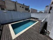 Monoambiente con piscina y parrilla en Caballito