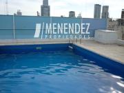 Monoambiente dividido con balcón