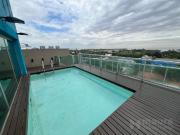 Monoambiente en alquiler Amenities en terraza con vista...