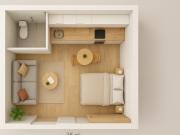 monolocale appena ristrutturato a 580 euro