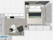 Monolocale arredato Centro