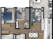 MOOD: 2 Quartos | Varanda Gourmet | Vaga | Piscina |...