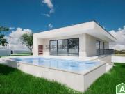 Moradia contemporânea térrea com piscina Nadadouro,...