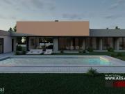 Moradia de Luxo trrea T4 com Piscina e GuestHouse