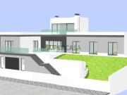 Moradia isolada T4+1 de arquitetura contemporânea na...