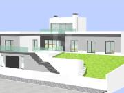 Moradia isolada T4+1 de arquitetura contemporânea na...